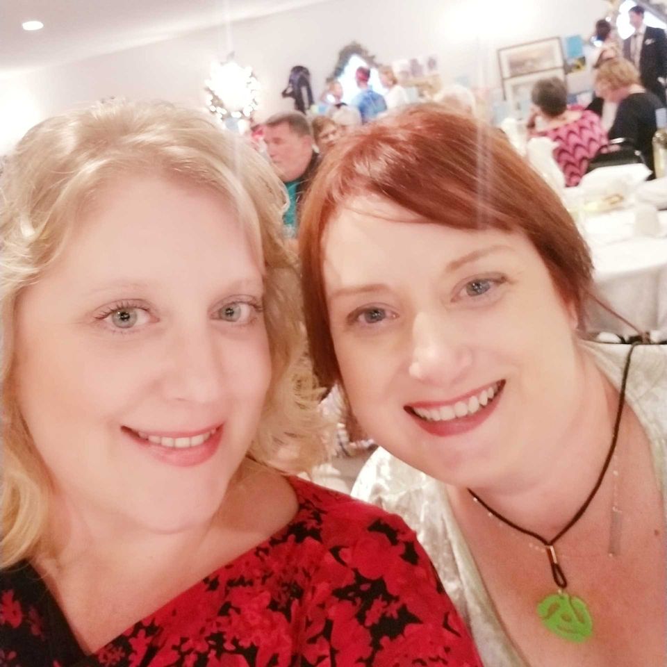 Jeanine and Stacia at Kinship Fundraiser