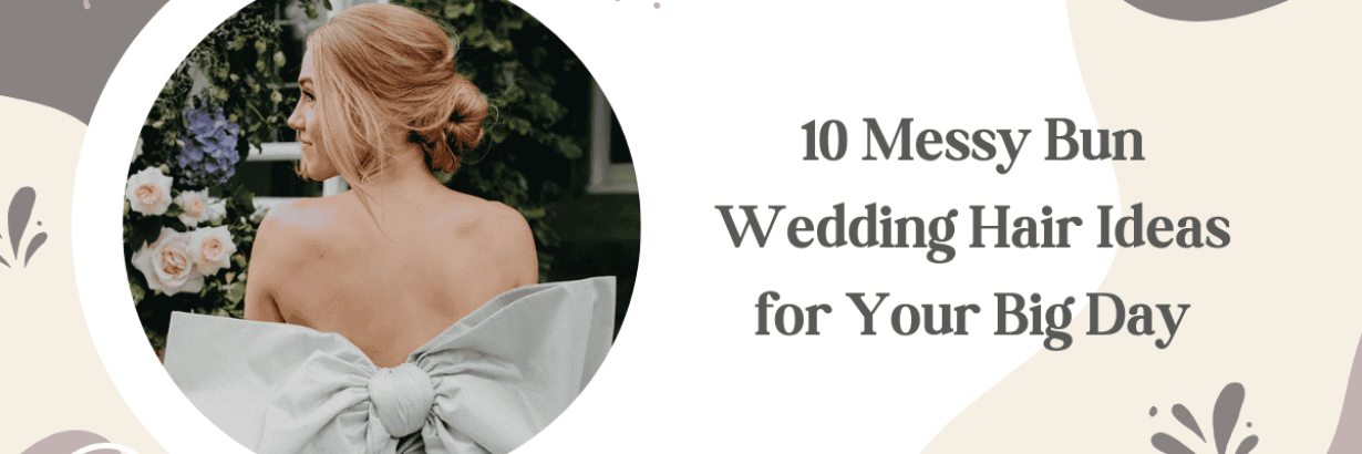 A woman in a wedding dress with a bow in her hair.