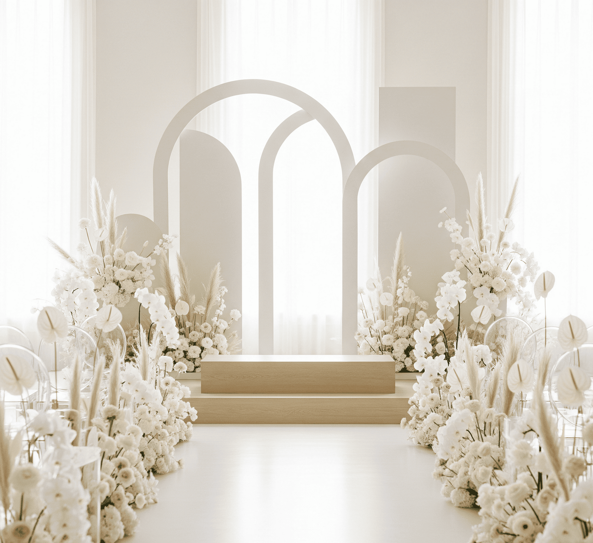 minimalist wedding