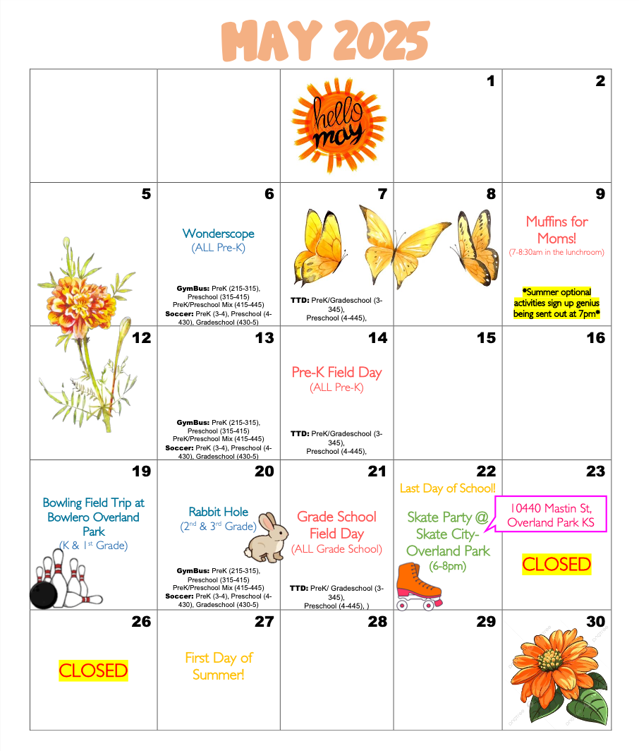 A calendar for march 2025 with a boy reading a book.