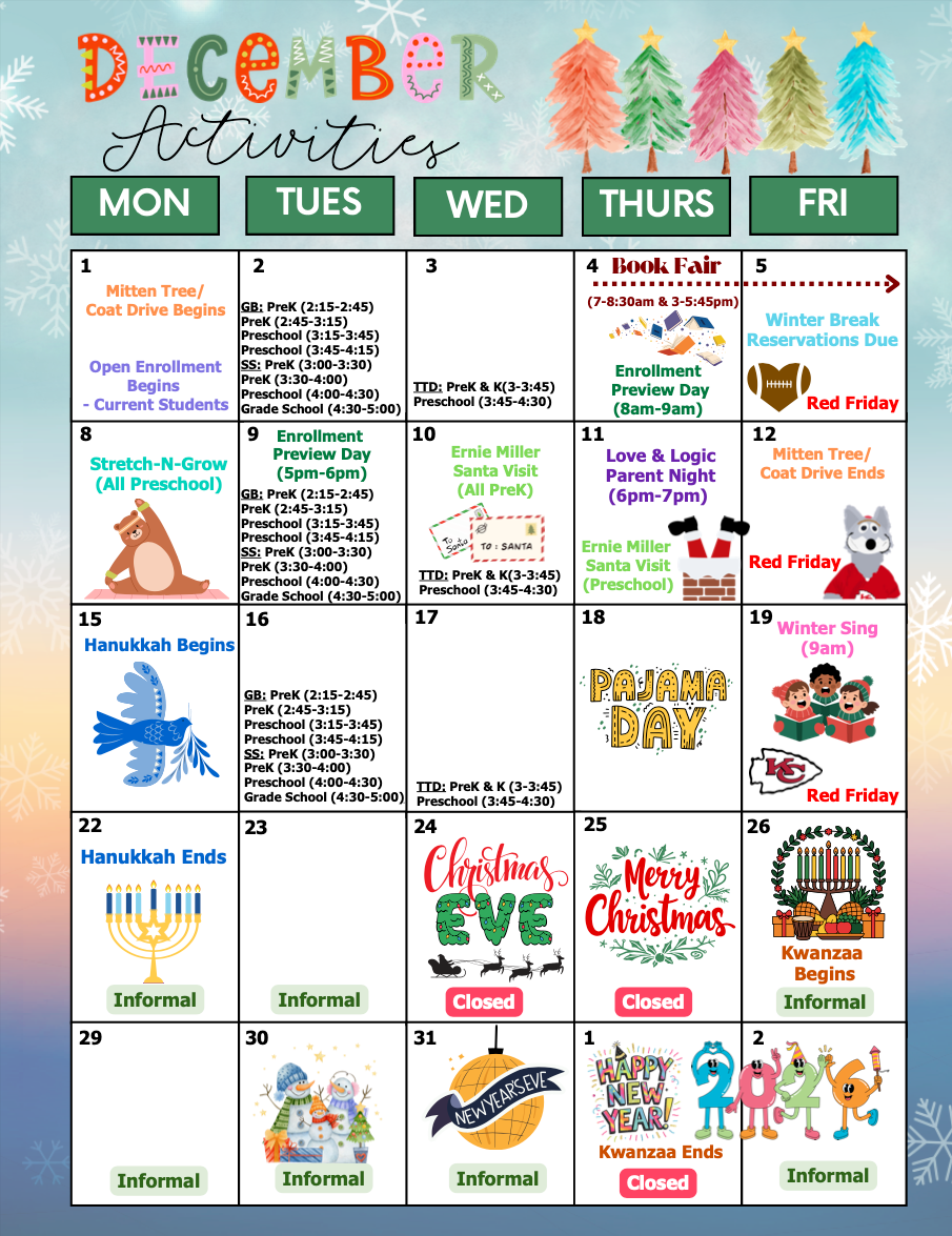 A calendar for march 2025 with a boy reading a book.