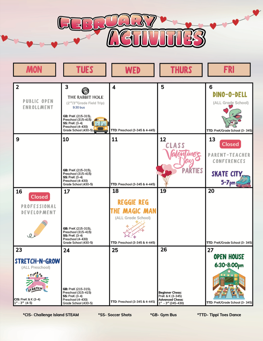 A calendar for march 2025 with a boy reading a book.