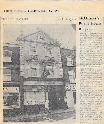 The Oarsman Ringsend, Tunneys, History, Dublin