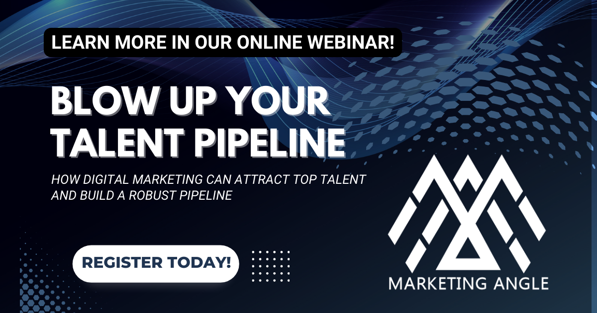 Blow Up Your Talent Pipeline Information and Link To Register For Webinar