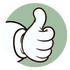 Logo for Michelin Thumbs up