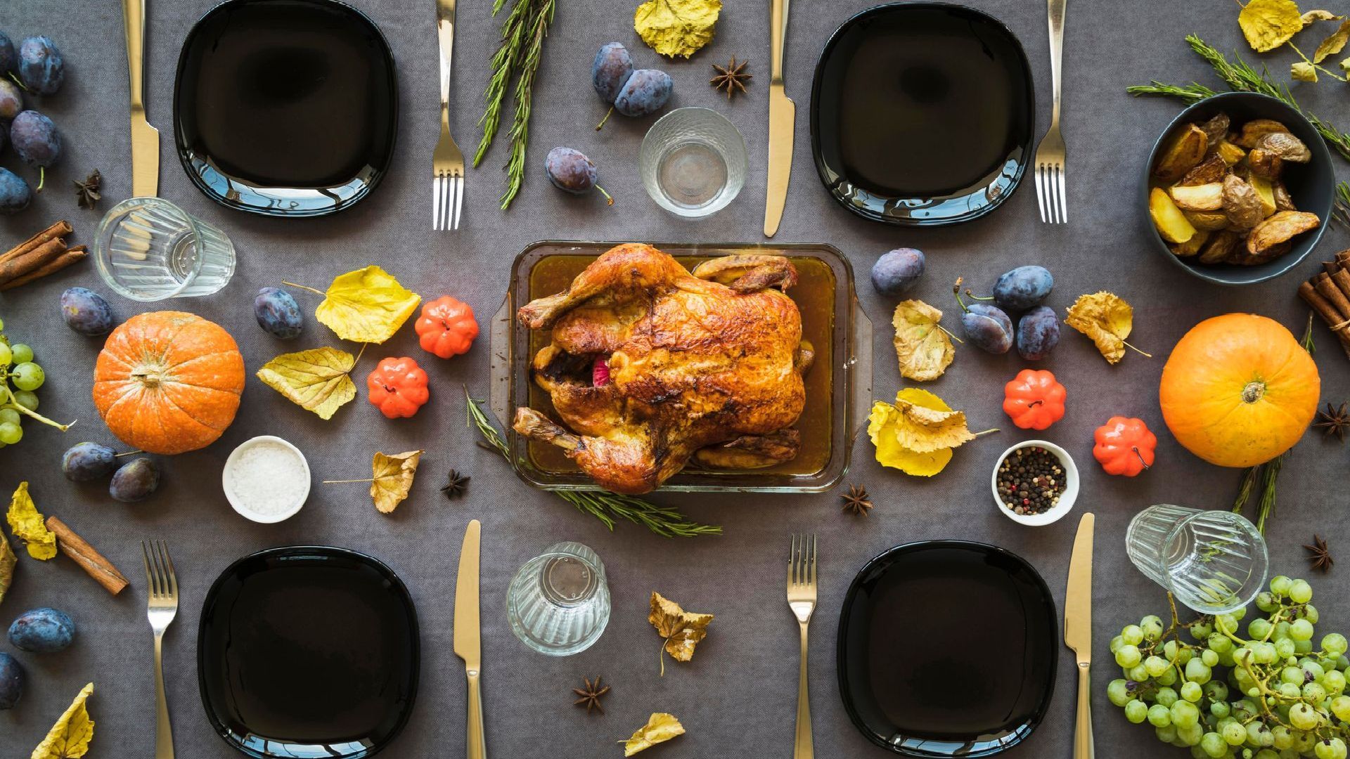 Thanksgiving meal at Timpano