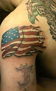 flag tattoo