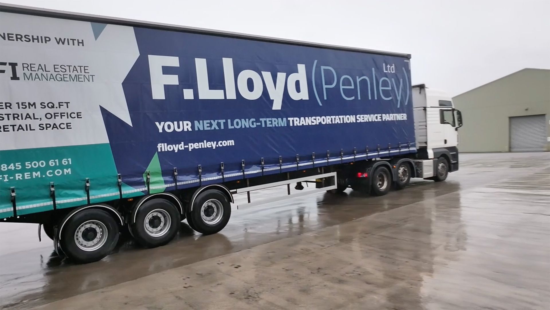 F.Lloyd's truck at Wrexham Industrial Estate