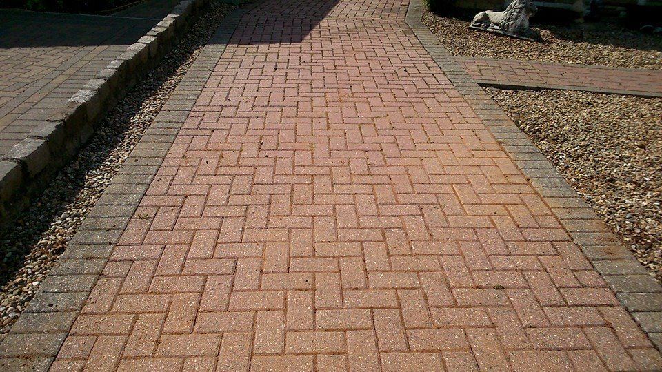 pressure washing drive