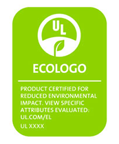 ecologo certified products badge