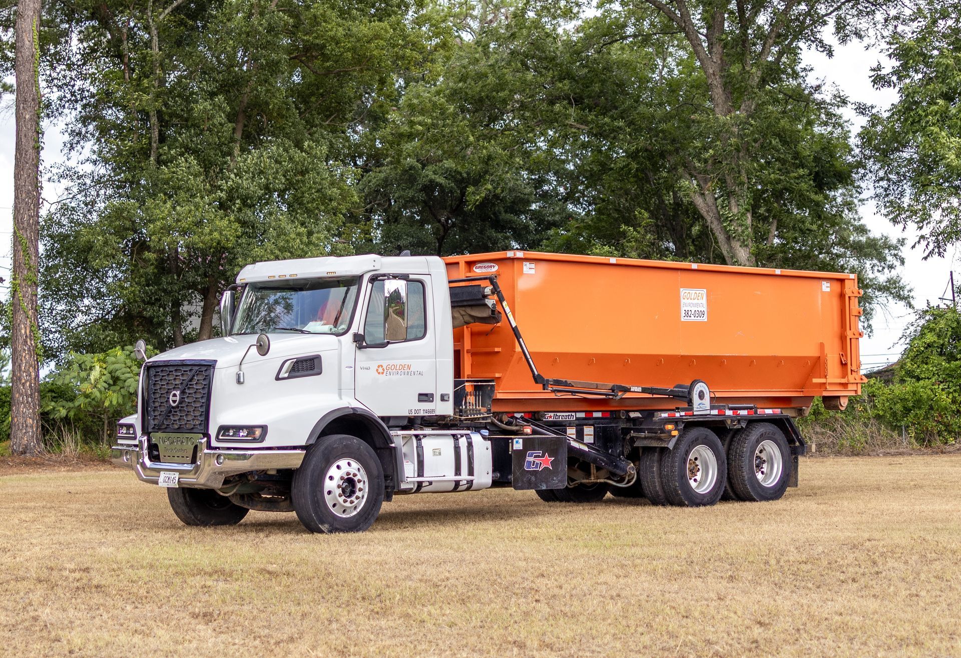 Dumpster Truck  - Tifton, GA - Golden Environmental LLC