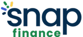 Snap Finance logo with dark blue 