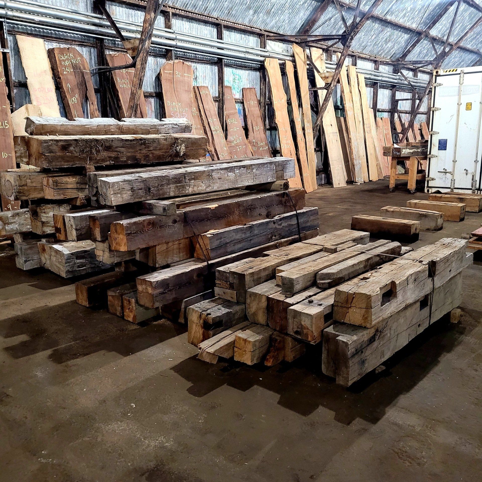 Reclaimed Hand Hewn Sawn Beams North Georgia s Biggest Selection