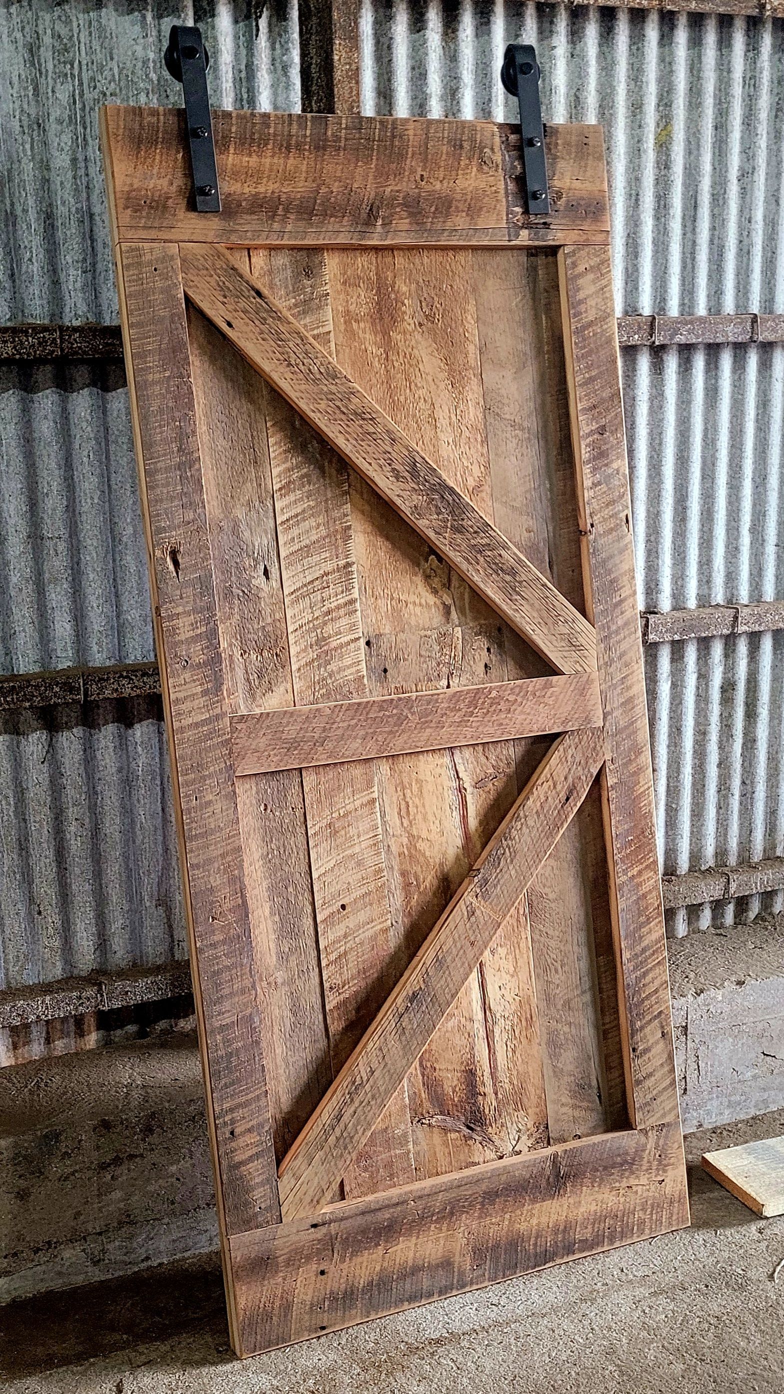 Reclaimed barn doors