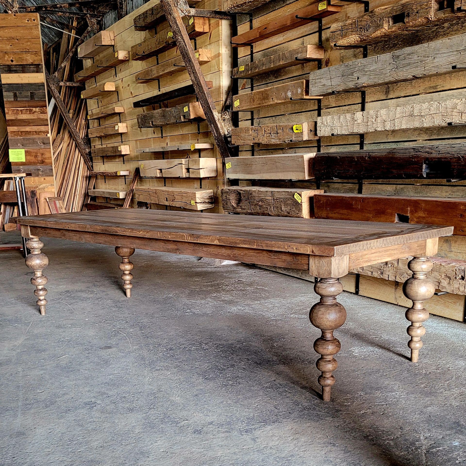 Rustic White Oak table