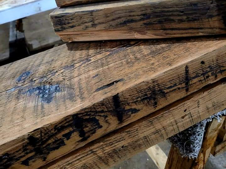 Floating Reclaimed Shelves