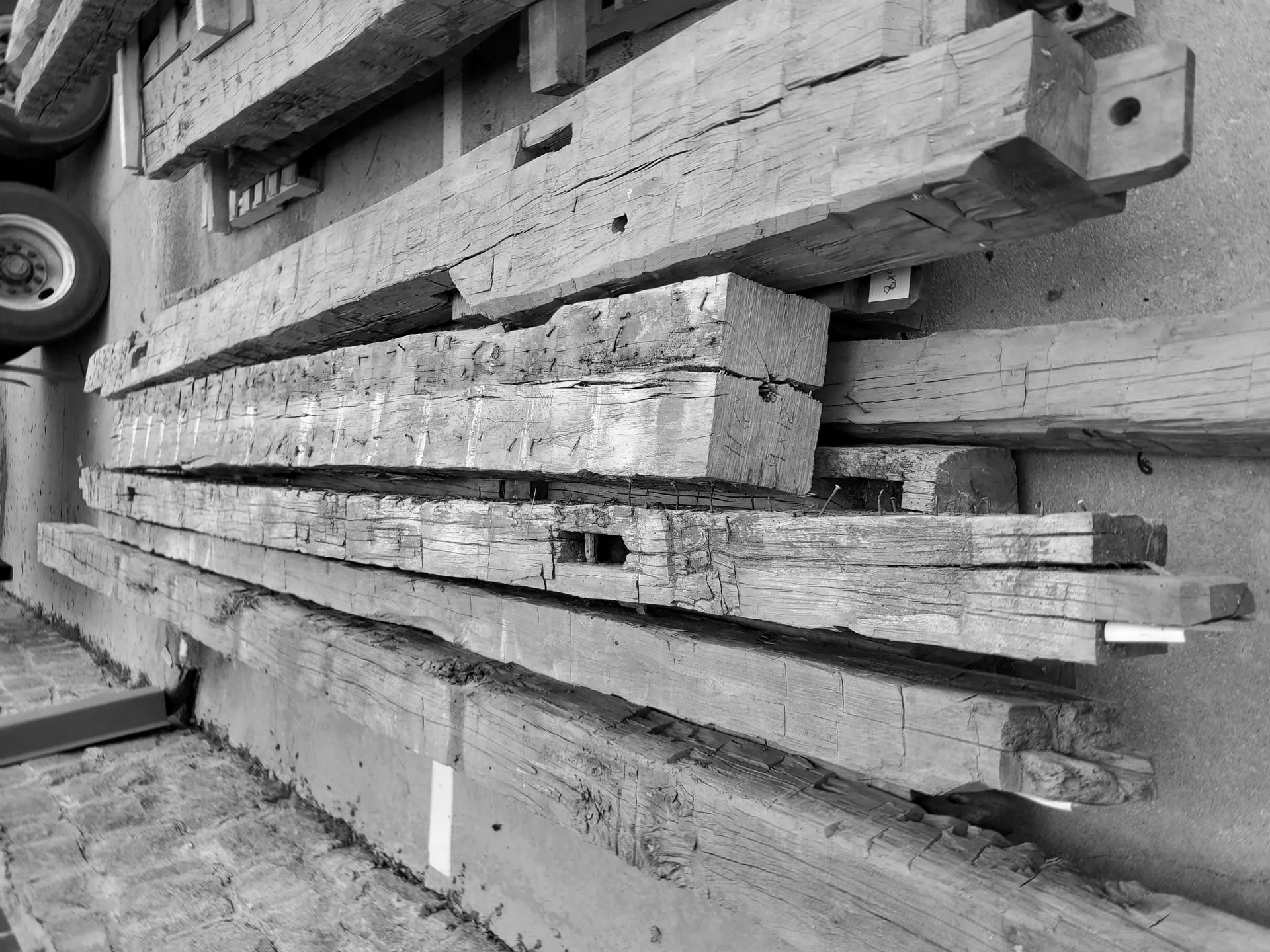 Hand Hewn Beams