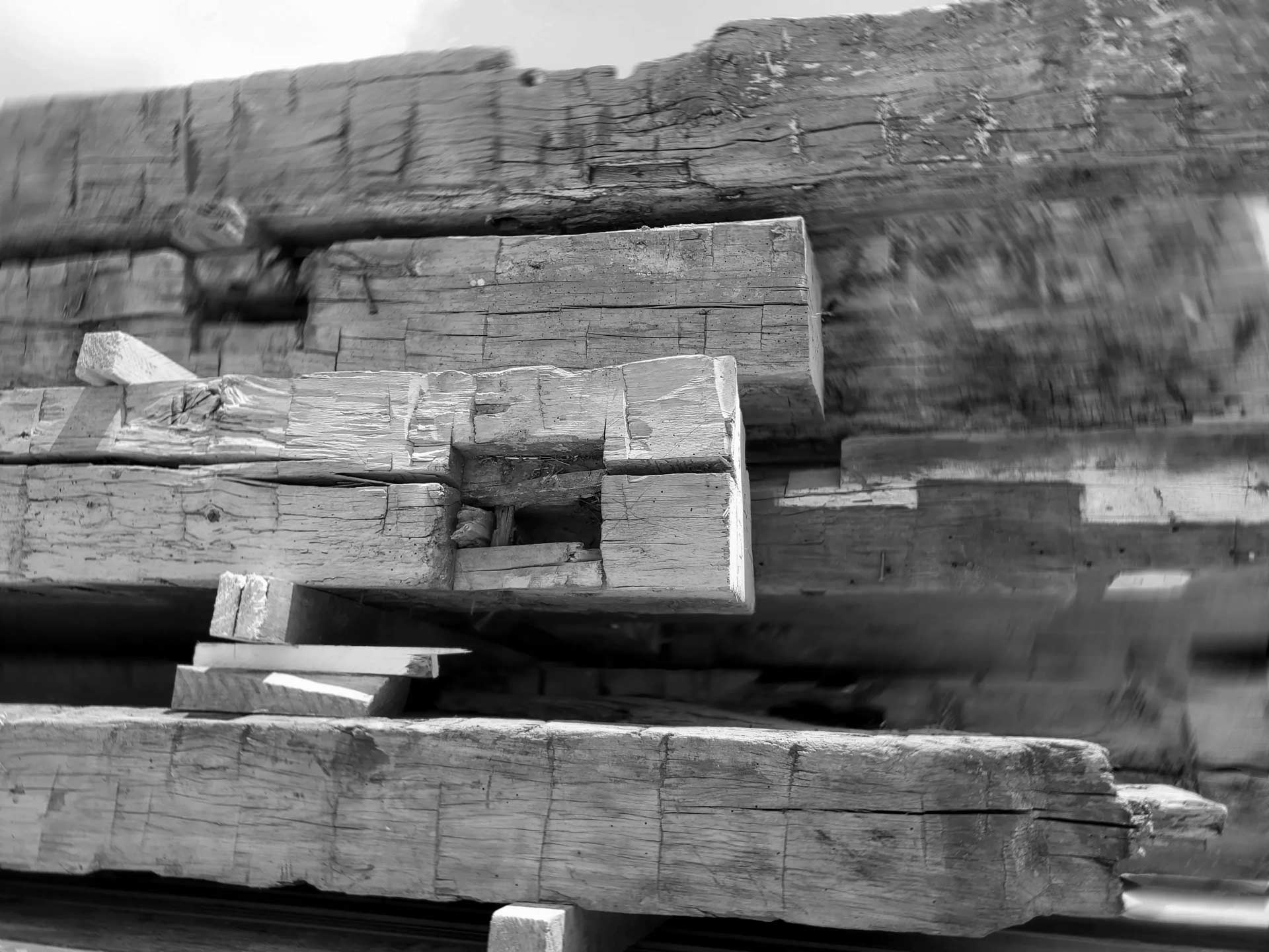 Hand Hewn Beams
