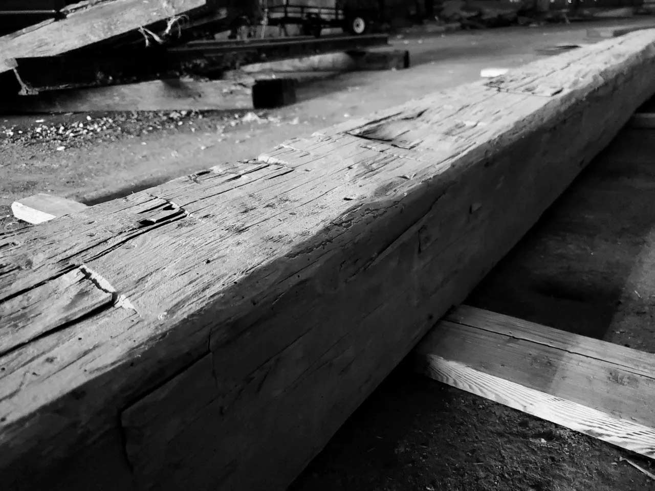 Hand Hewn Beams