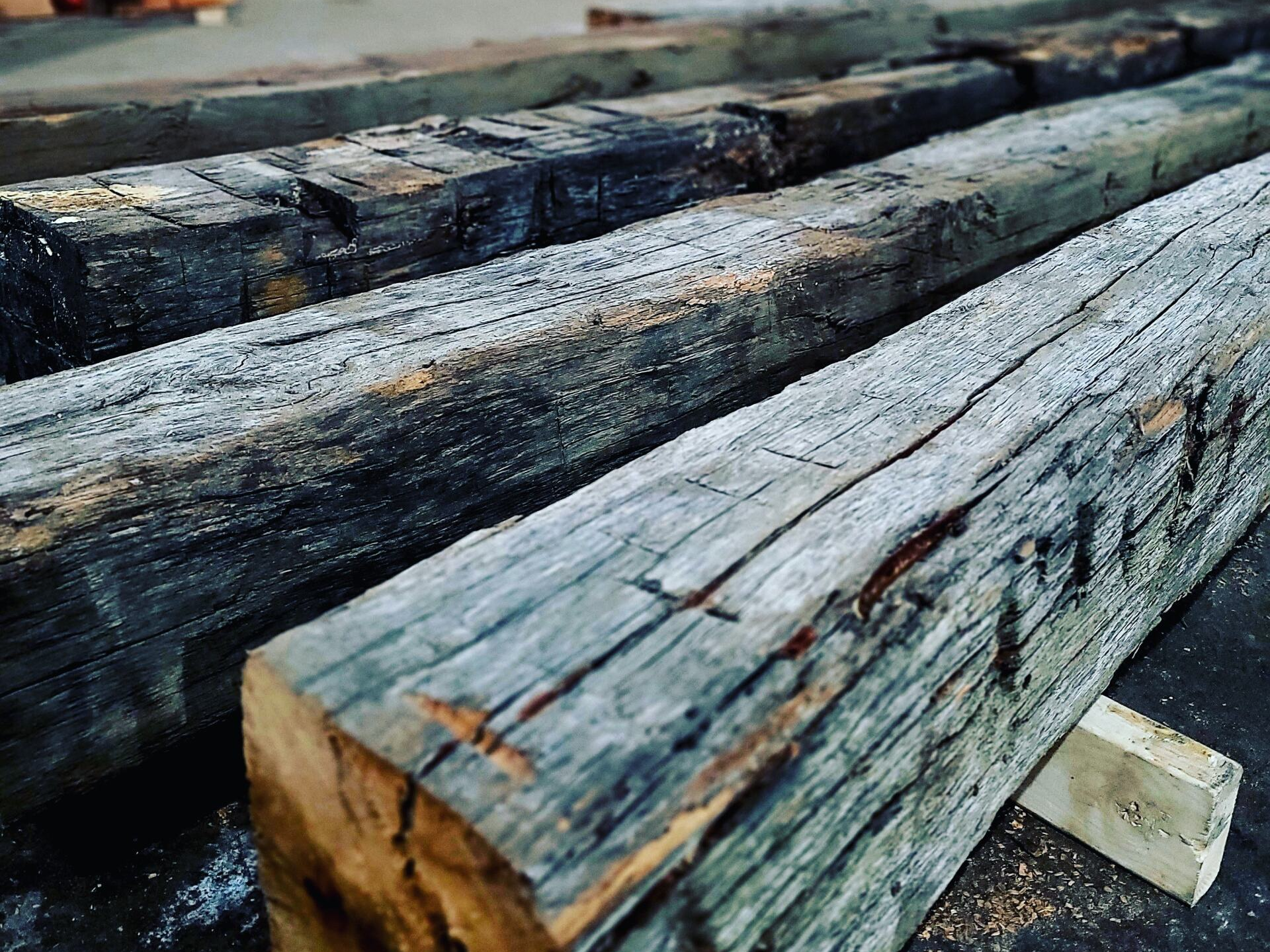 Hand Hewn Beams