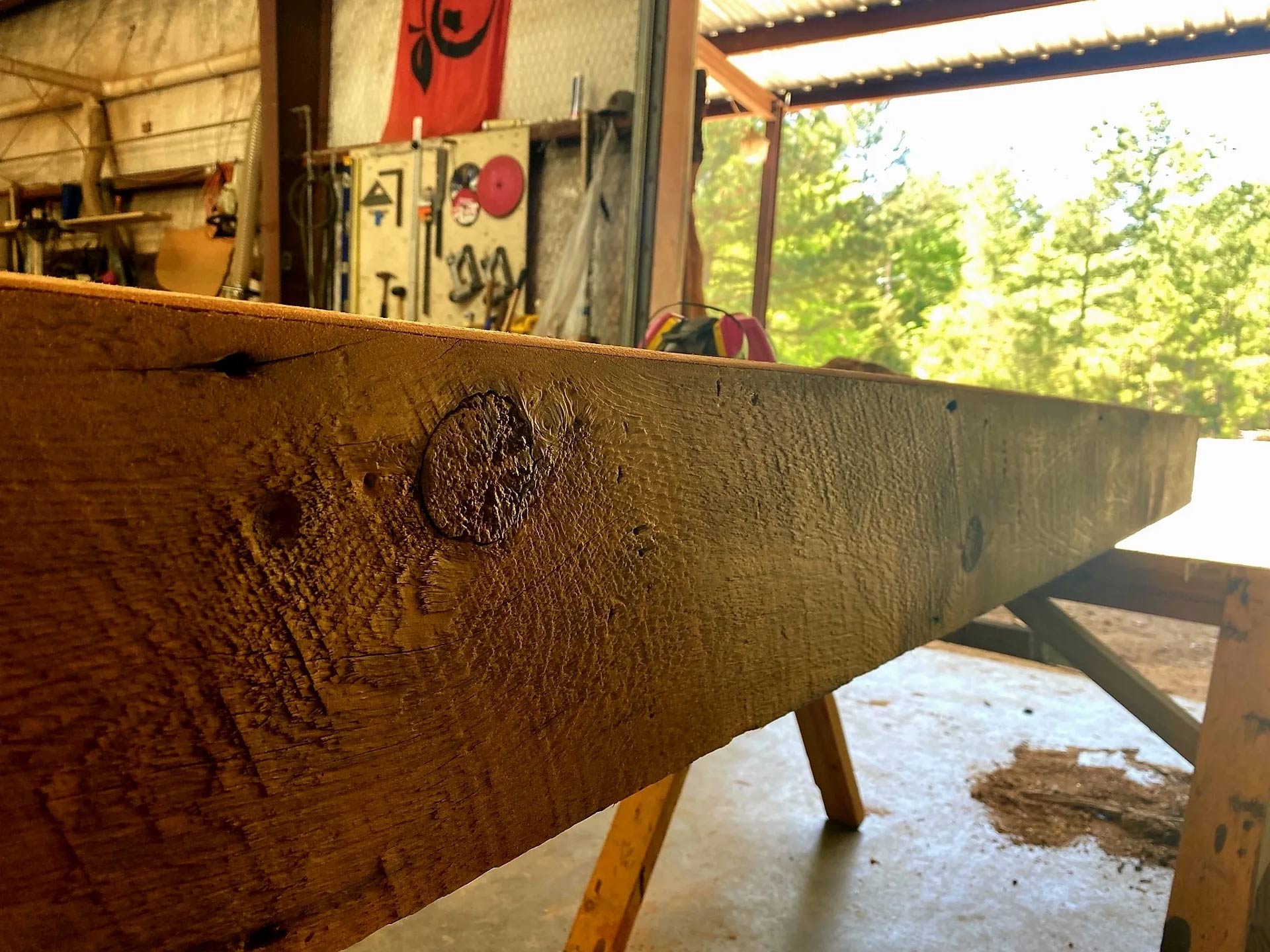 Reclaimed Faux Box Beams