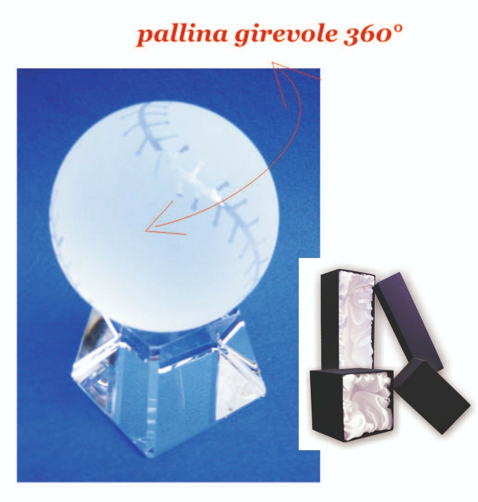 pallina girevole a 360 gradi