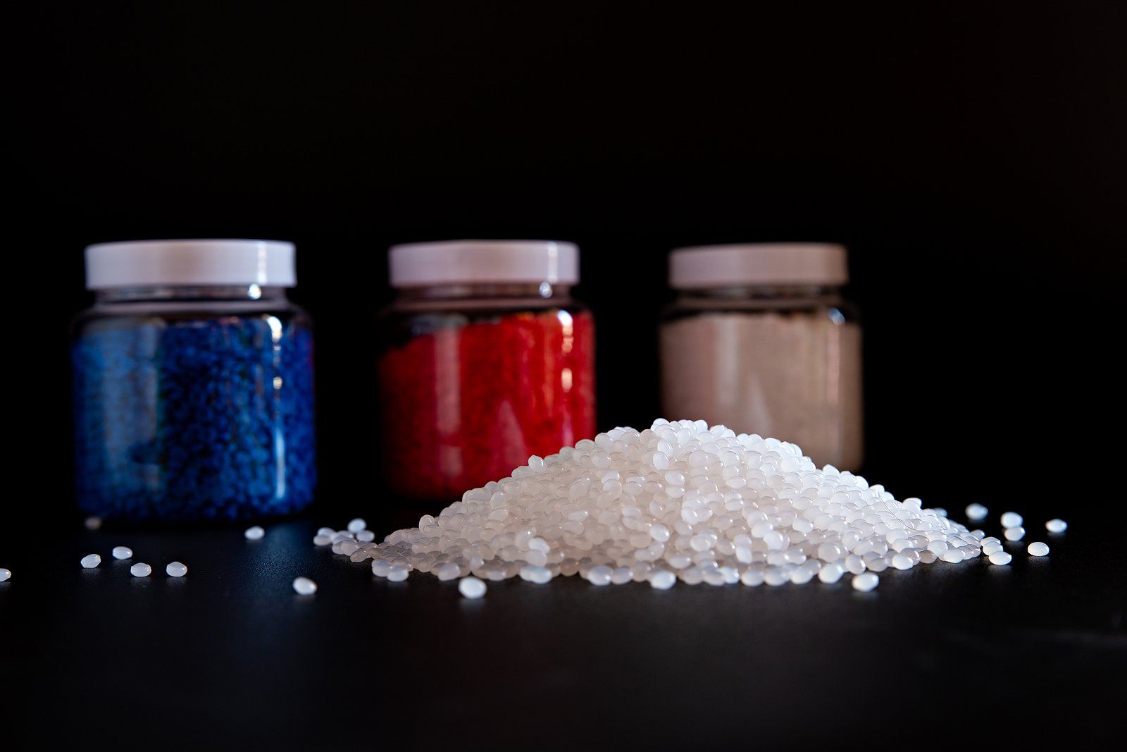 jar of plastic