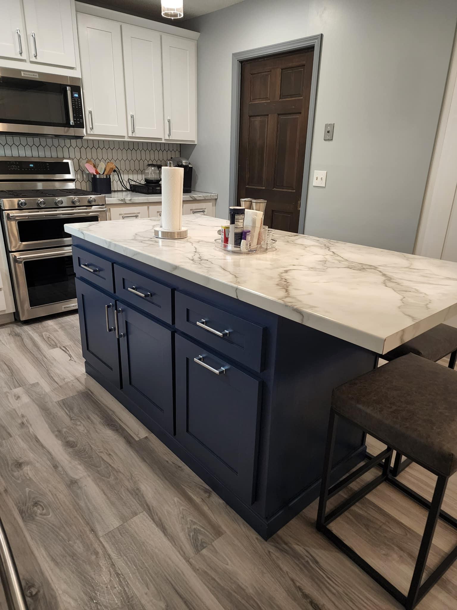 Kitchen remodel with island