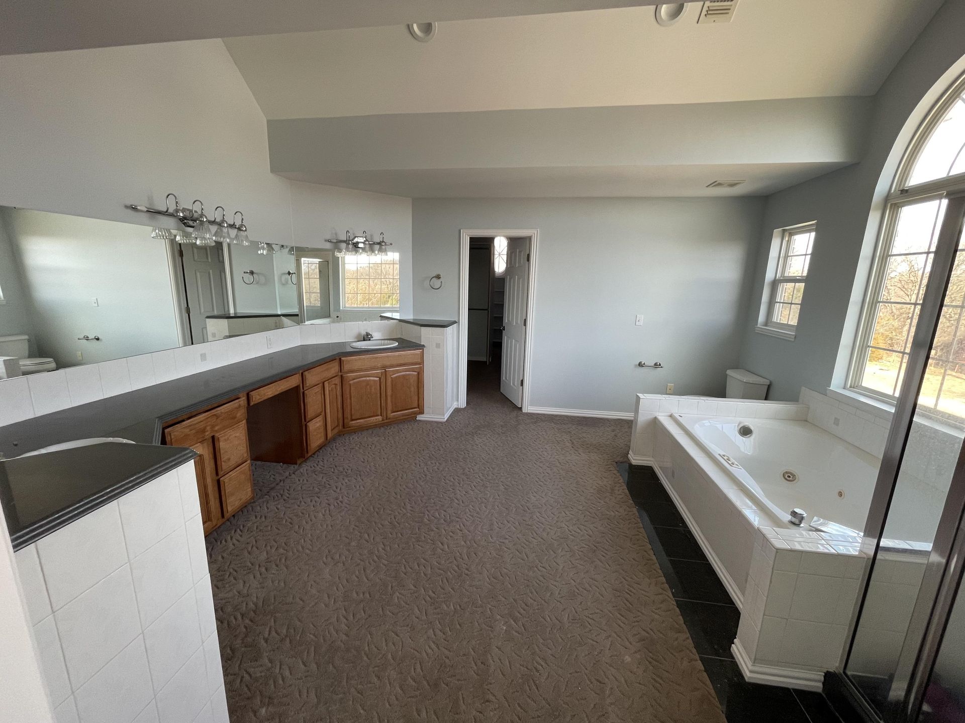 New paint in bathroom