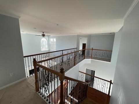 View of paint on 2nd story