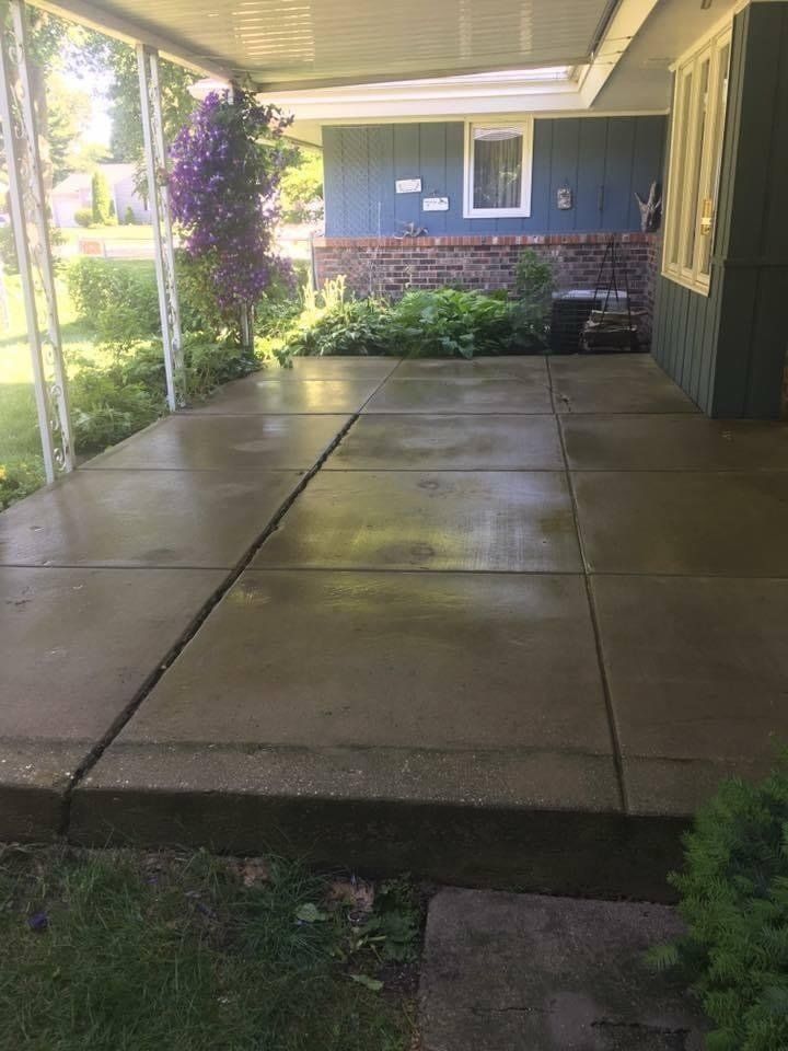After Repair of Patio — Rockford, IL — Northern Illinois Concrete Lifting