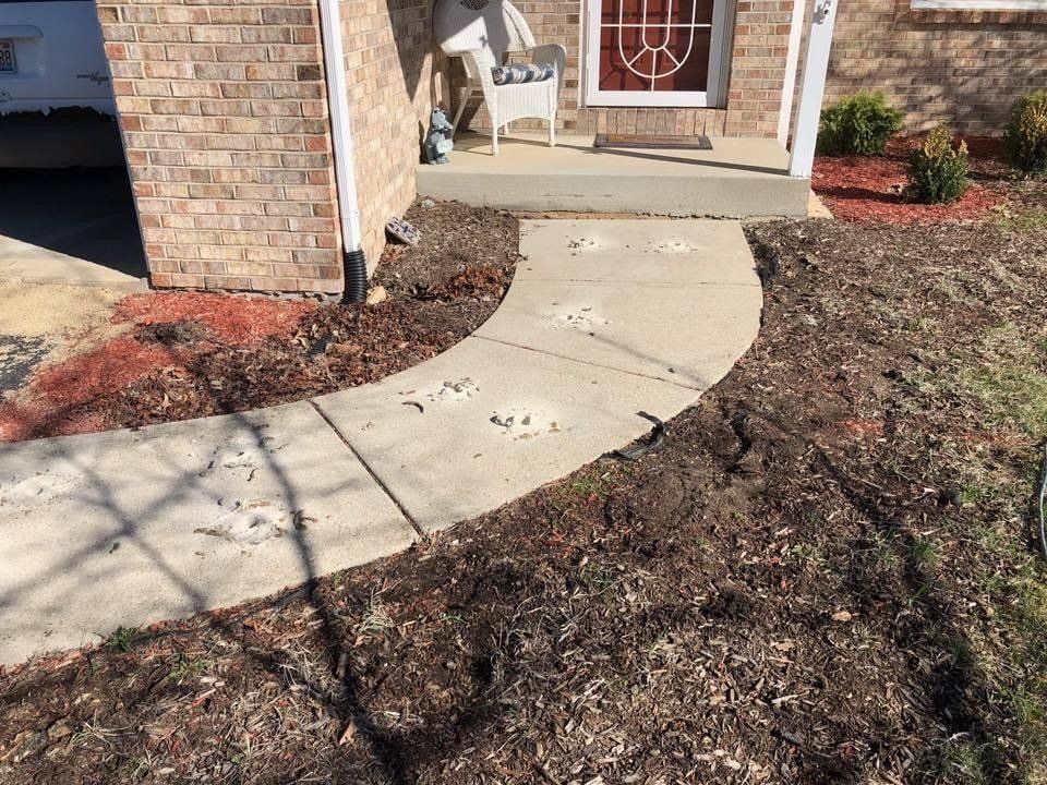 After Fixing the Residential Sidewalk — Rockford, IL — Northern Illinois Concrete Lifting