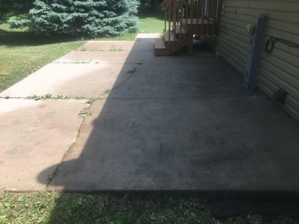 After Fixing Concrete Patio — Rockford, IL — Northern Illinois Concrete Lifting