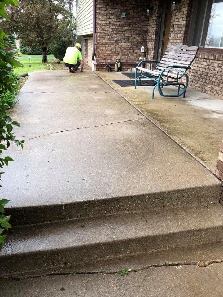 Patio Steps — Rockford, IL — Northern Illinois Concrete Lifting