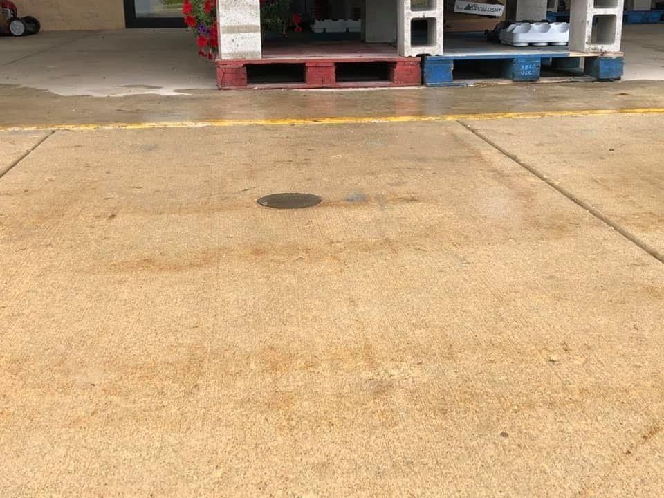 After Fixing the Front Entrance Concrete Floor — Rockford, IL — Northern Illinois Concrete Lifting