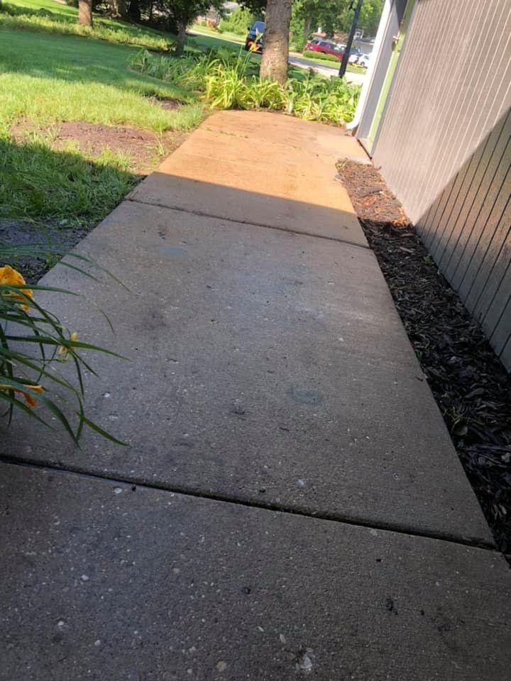 After Repair of the Sidewalk — Rockford, IL — Northern Illinois Concrete Lifting