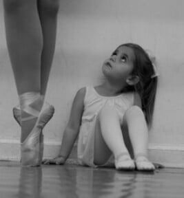 A Kid Watching the Ballerina - Dance Studio in TriCities, TN