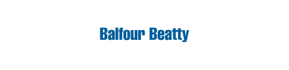 Balfour Beatty logo in blue text on a white background.
