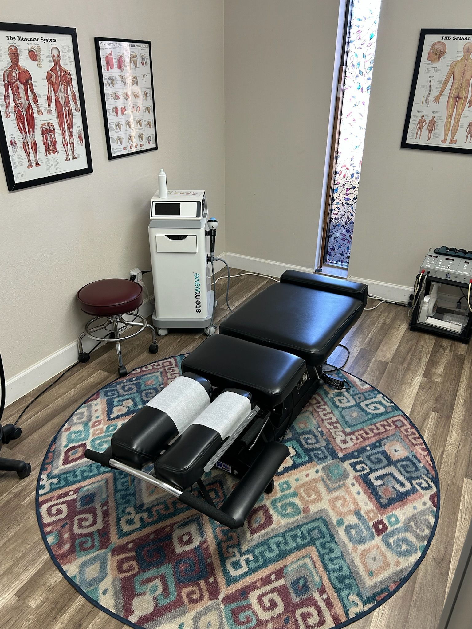 Patient receiving neck posture care at Champion Chiropractic of Pasadena in Pasadena, TX for tech neck relief