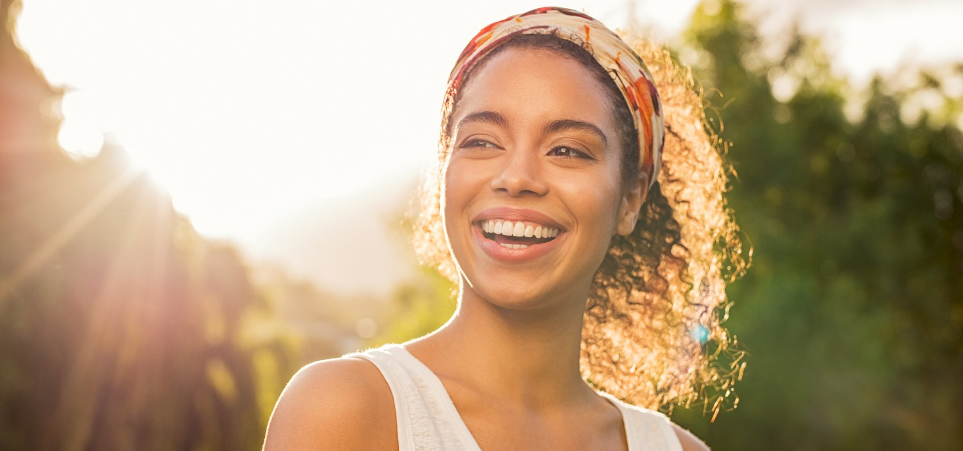 Smiling woman