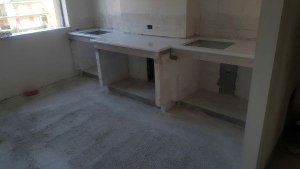 realizzazione di una cucina in muratura