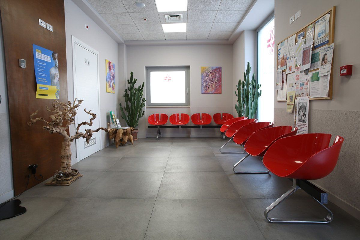 sala d'attesa laboratorio di analisi