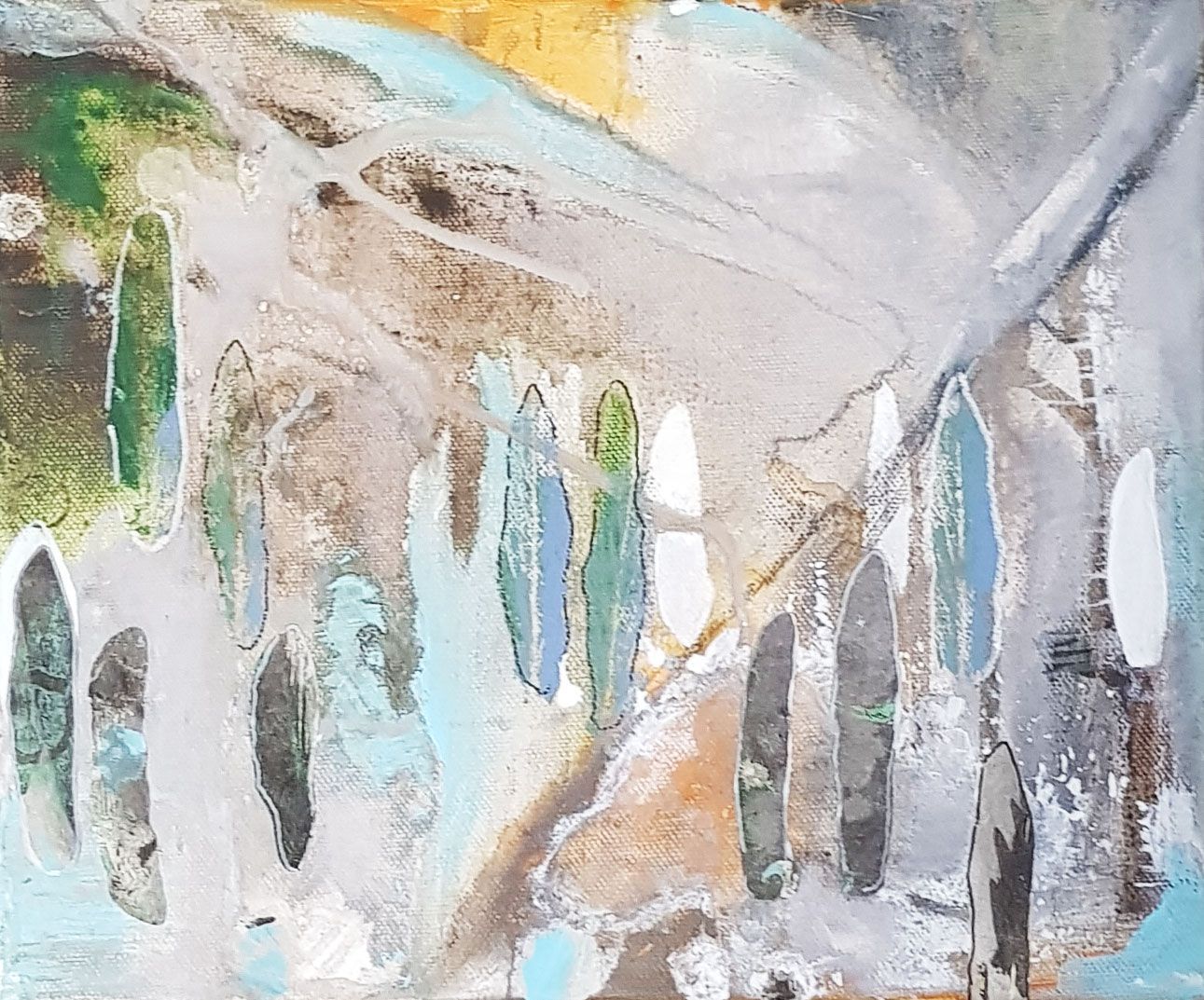 Acrylmalerei mit dem Titel: 