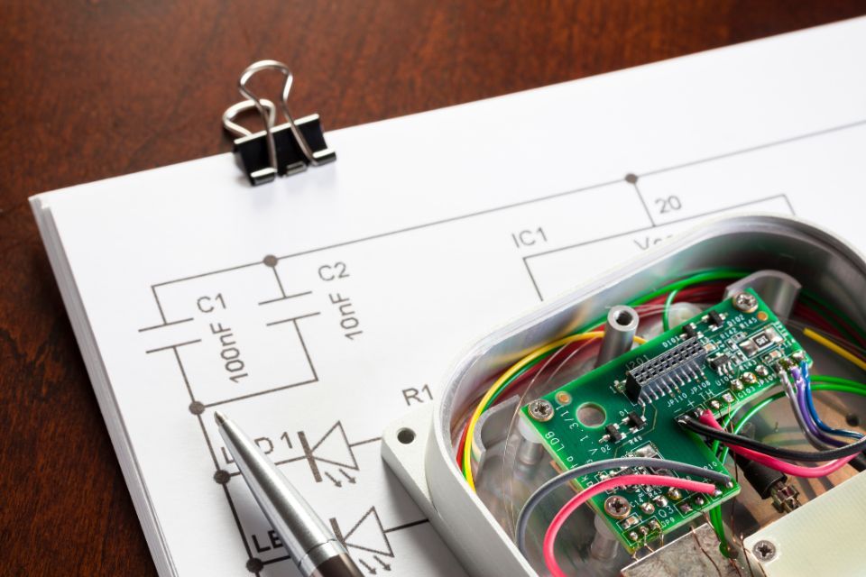 Dispositivo elettrico in riparazione