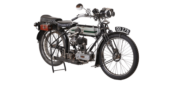 vintage motorized bicycle