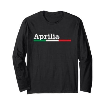 Aprilia Flag Long Sleeve T-Shirt
