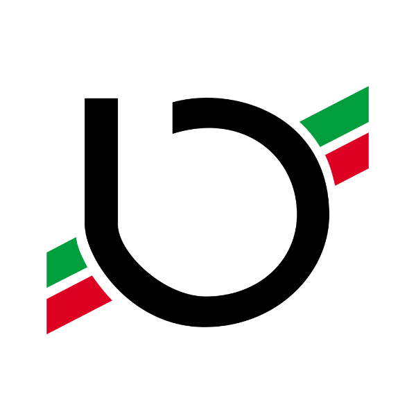 bimota black b with red and green stripes