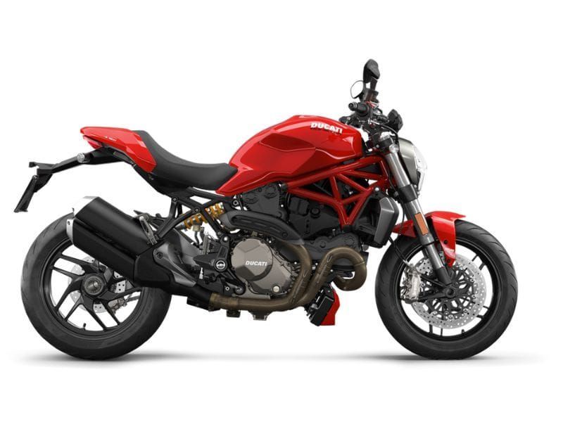 2021 red ducati monster 1200