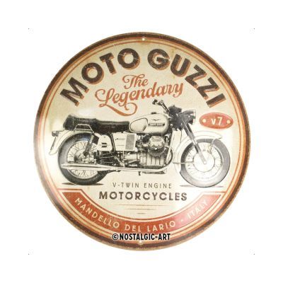 The Legendary Moto Guzzi Retro Tin Sign