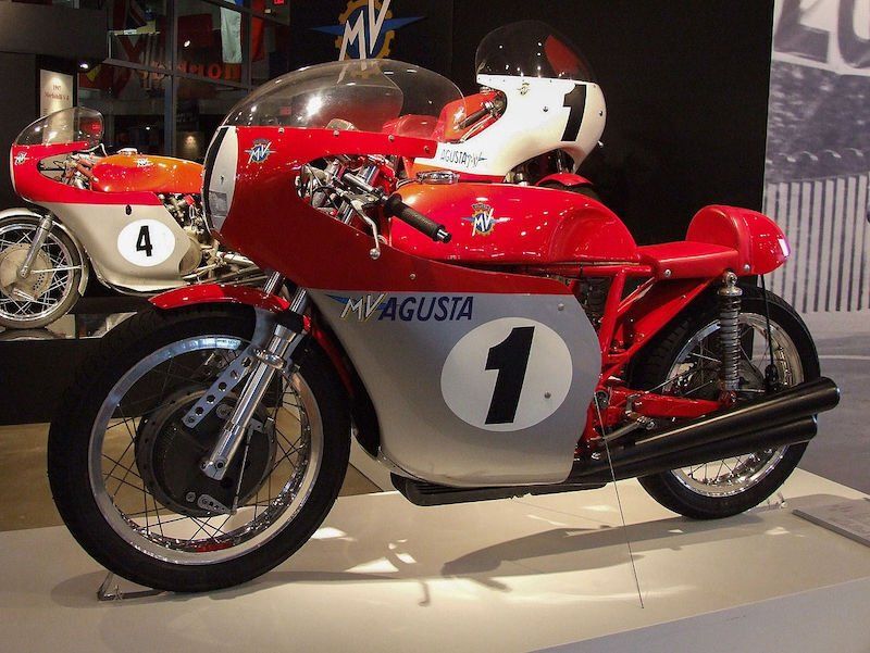 mv agusta 1967 500-3 in museum